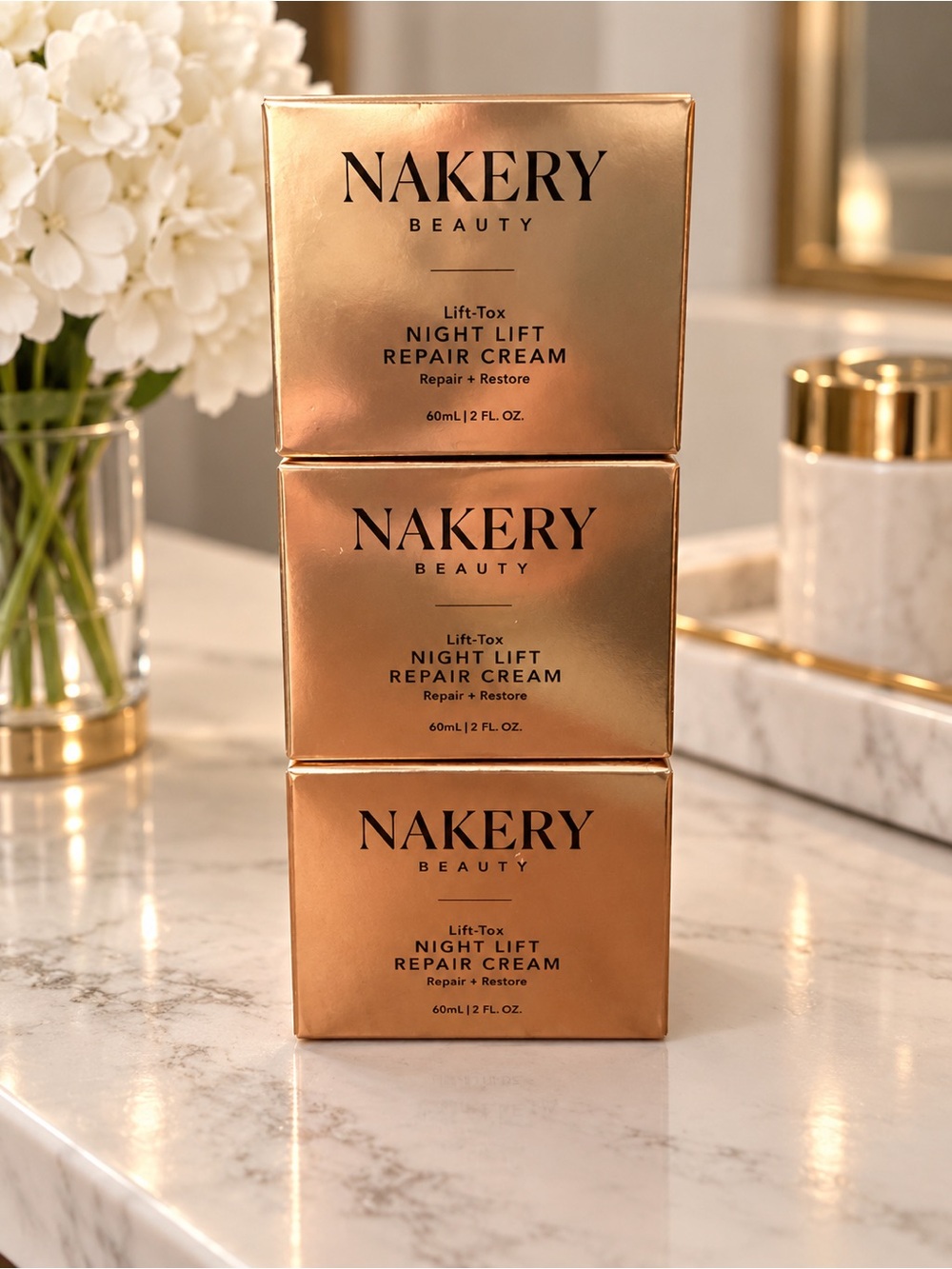 (1) Nakery Beauty Night Lift Repair Cream BNIB, 60ML!